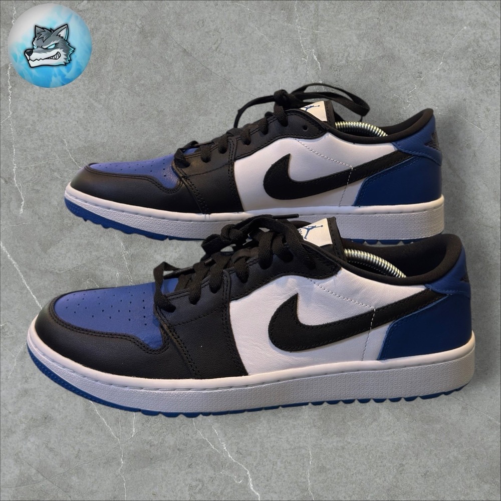 Air Jordan 1 Low Golf Royal Toe Men's Size 12 Spikes Sneaker DD9315-102 - Picture 2 of 5